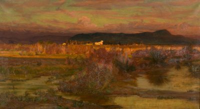 Afterglow in Italy - Evening, 1909 by Matthew Ridley Corbet